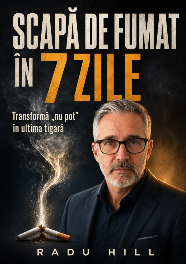 Coperta cărții „Scapă de fumat în 7 zile” de Radu Hill